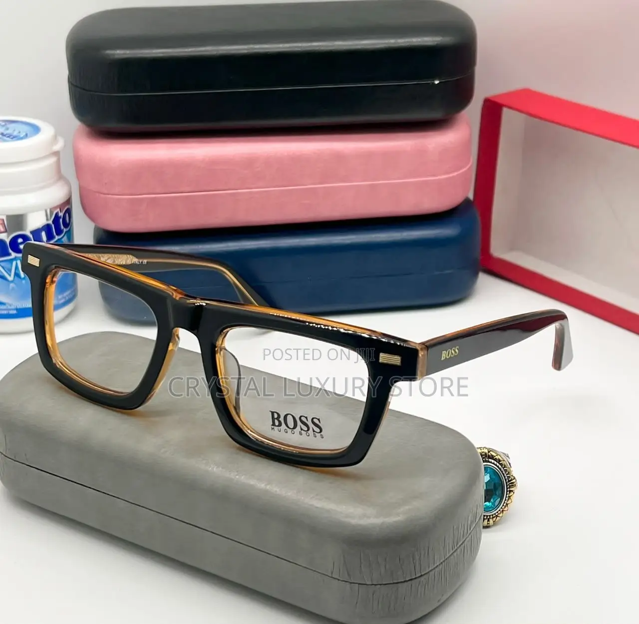 Hugo Boss Quality Luxury Men Frame Glasses
