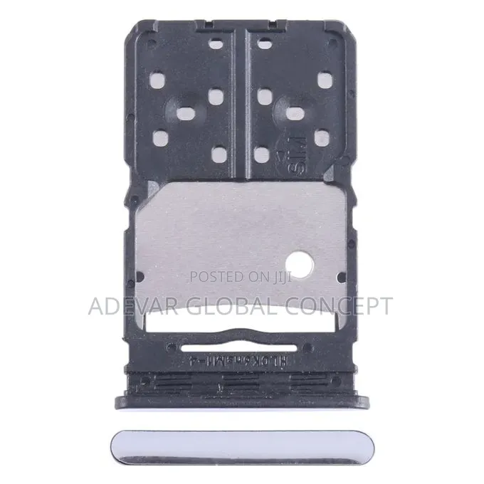 For Tecno Camon 20 Pro SIM Card Tray + Micro SD Card Tray (Silver)
