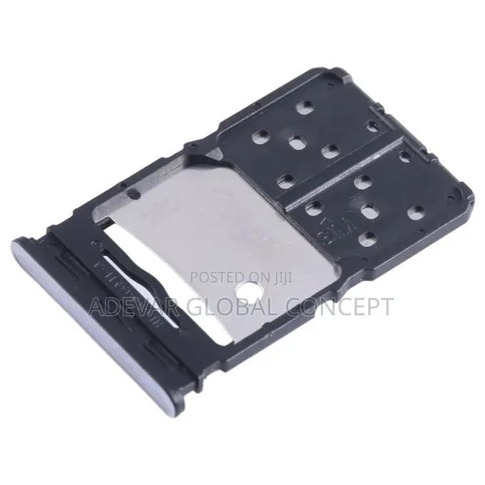 For Tecno Camon 20 Pro SIM Card Tray + Micro SD Card Tray (Silver)