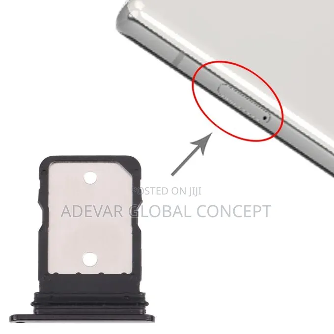 SIM Card Tray for Google Pixel 6 6 Pro (Black)