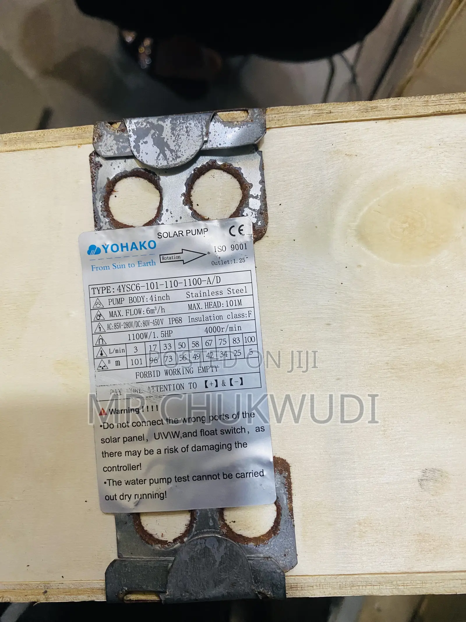 1.5hp AC DC Yohako Solar Pumping Machine Is Available