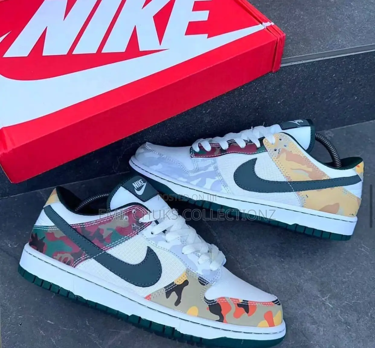 Premium Quality Camo Coated Nike Sb Low Dunk