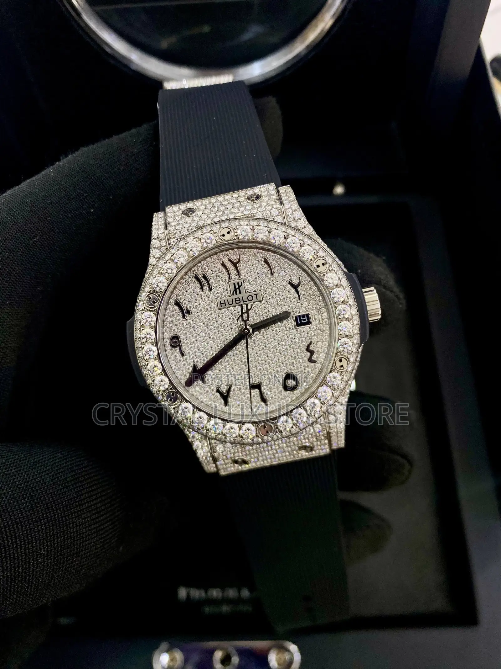 100% Bussdown VVS Moissanite Cartier Quality Luxury Men Wristwatch