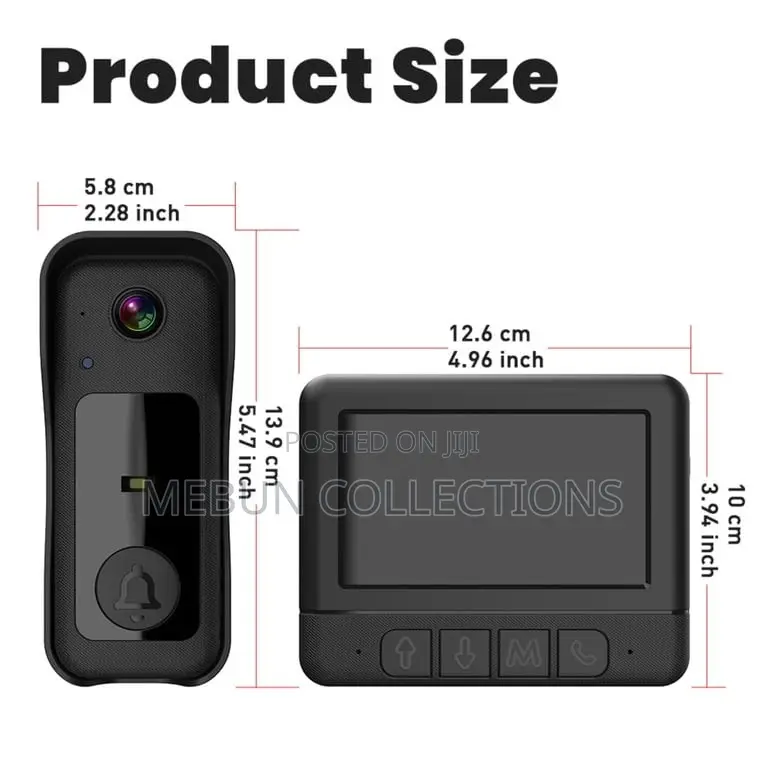 X6 Video Doorbell With Monitor