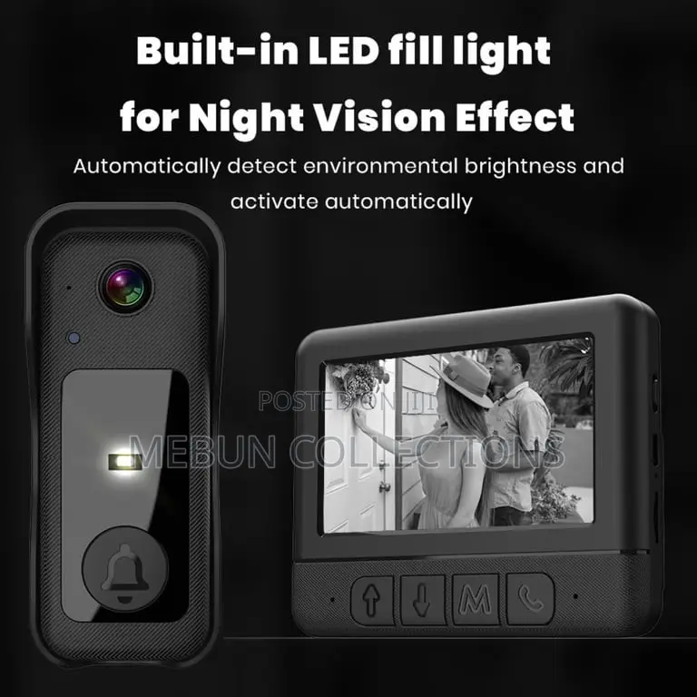 X6 Video Doorbell With Monitor
