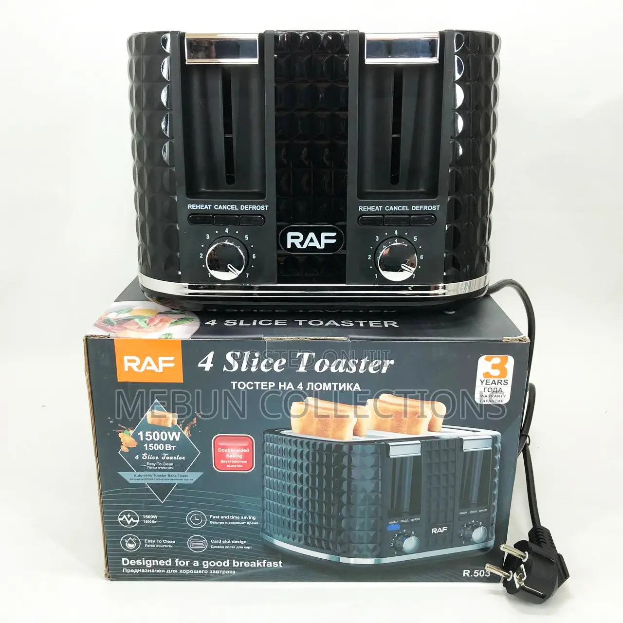 RAF RAF 4 Slice Popup Toaster