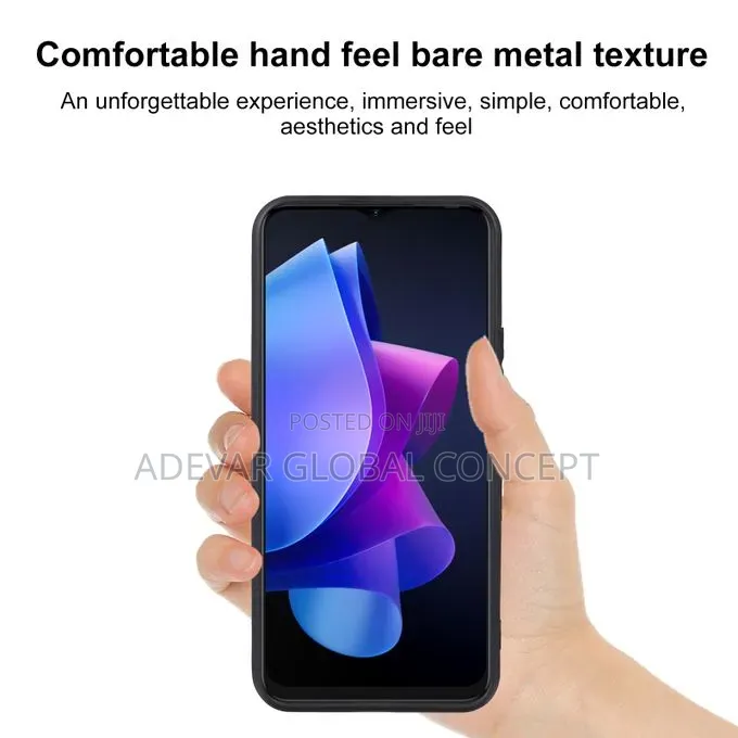 Tecno Spark 10 5G TPU Phone Case Pouch (Black)