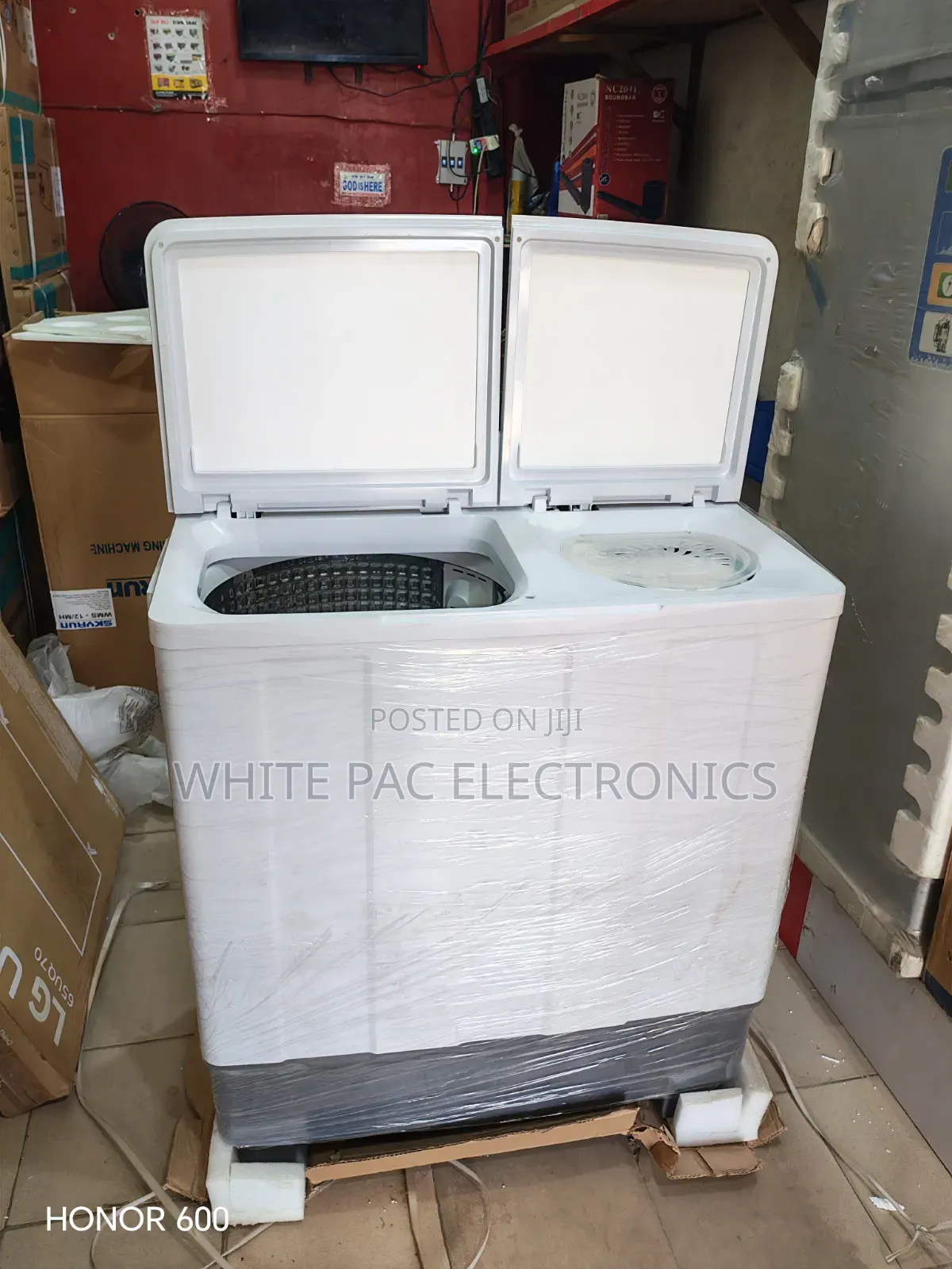 New Skyrun Semi Automatic 12Kg Top Loader ( Wash / Spin ) 2 Yrs
