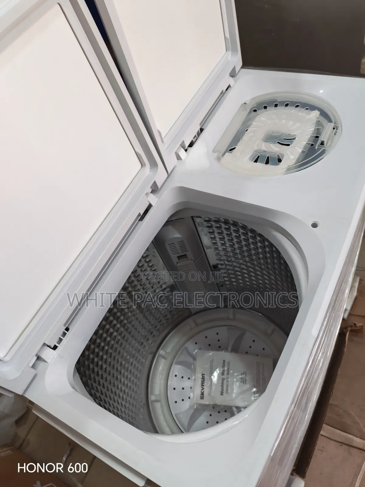 New Skyrun Semi Automatic 12Kg Top Loader ( Wash / Spin ) 2 Yrs