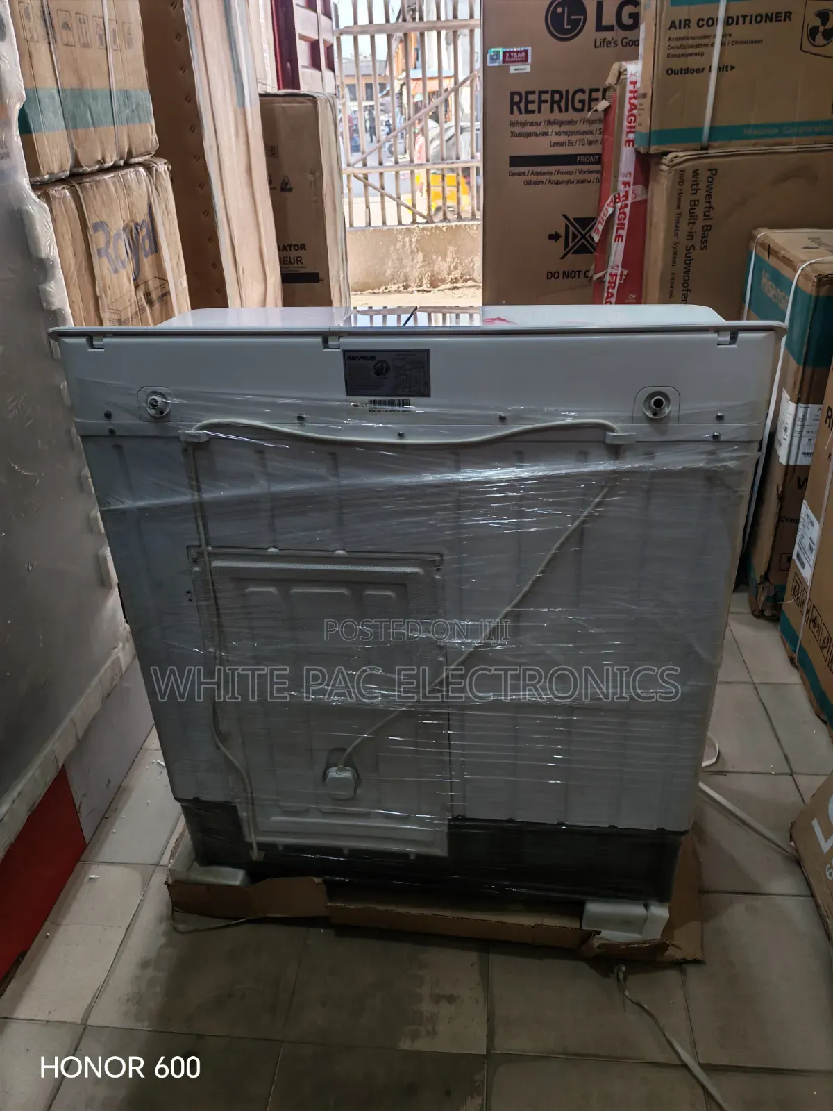 New Skyrun Semi Automatic 12Kg Top Loader ( Wash / Spin ) 2 Yrs