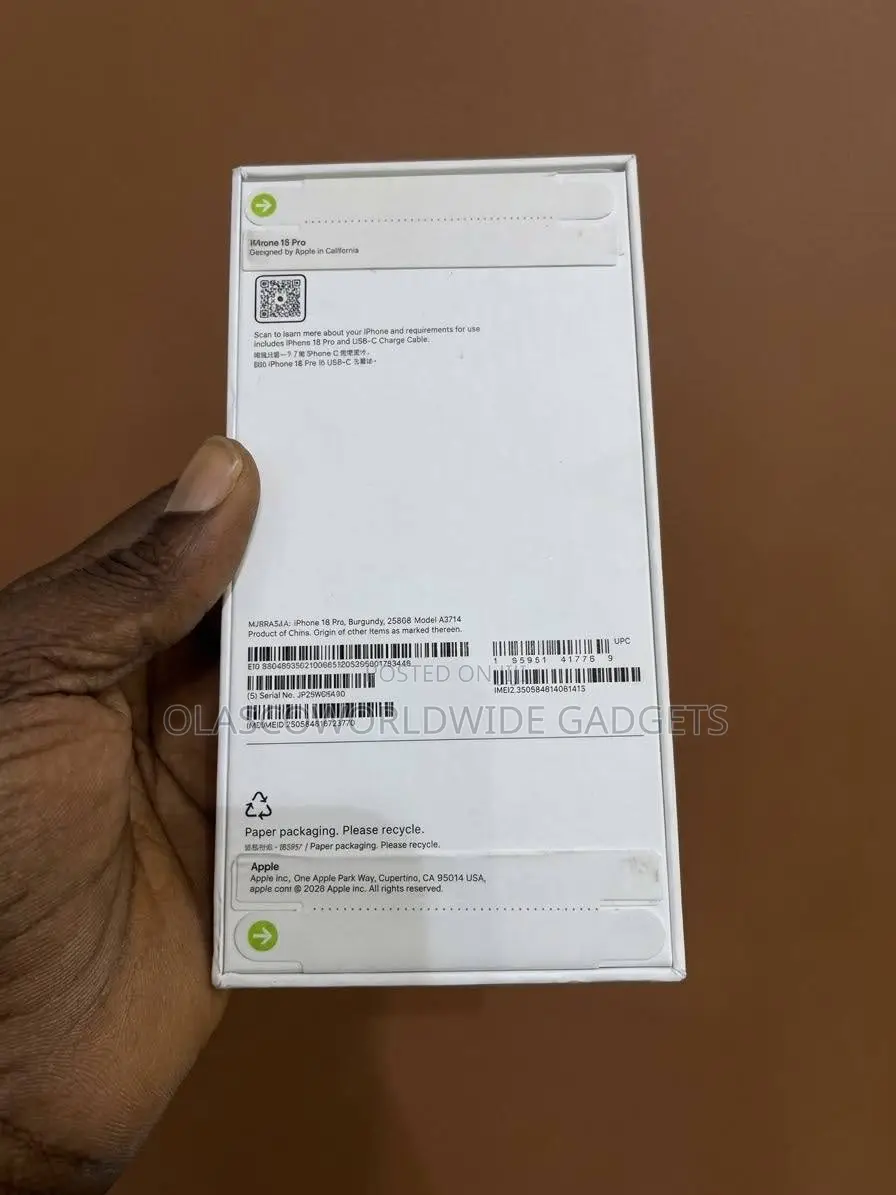 New Apple iPhone 18 Pro 256 GB