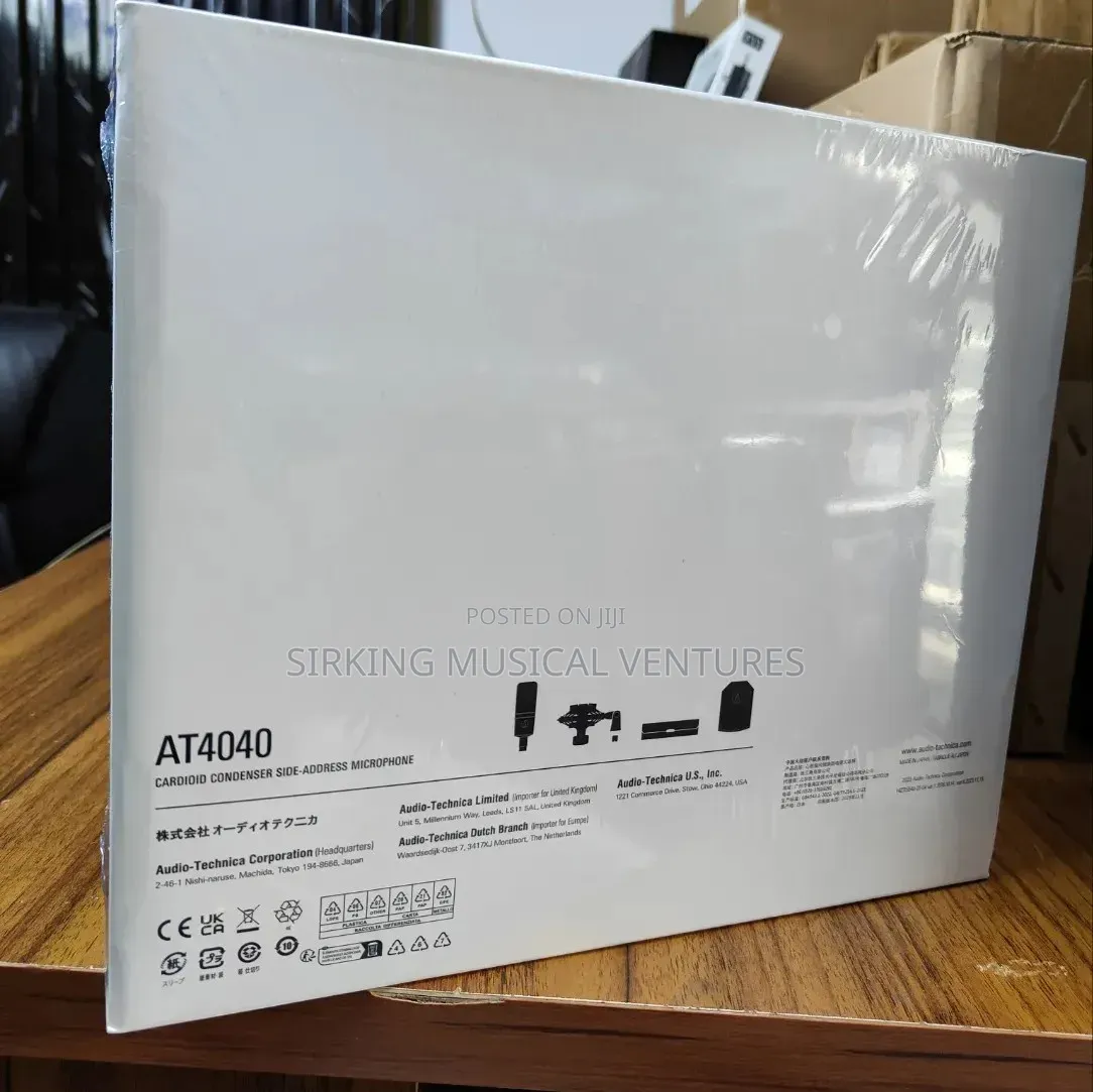 Audio-Technica AT4040 Large-Diaphragm Cardioid Condenser Microphone
