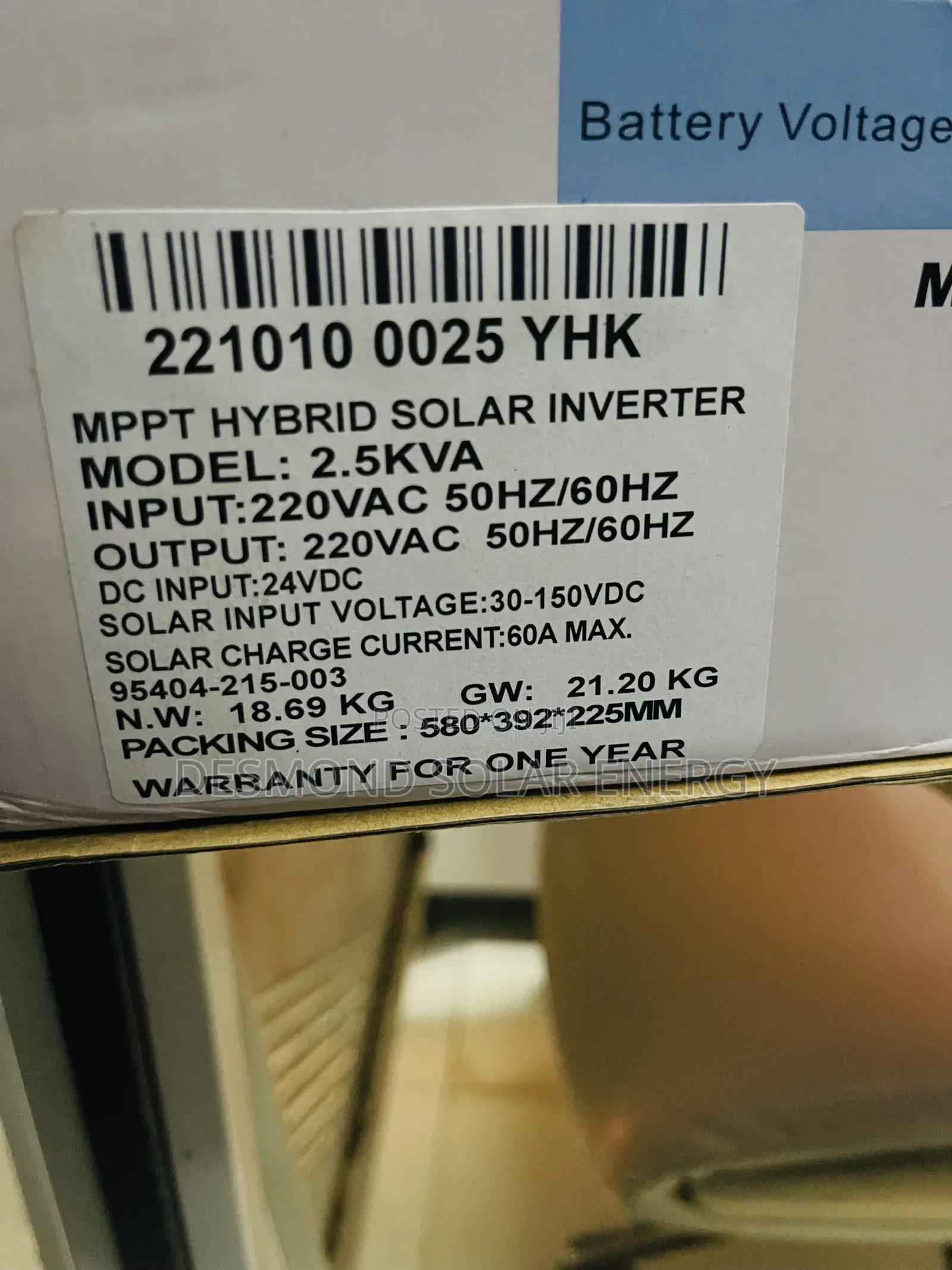 Yohako 2.5kva 24v Hybrid Solar Power Inverter Is Available Now