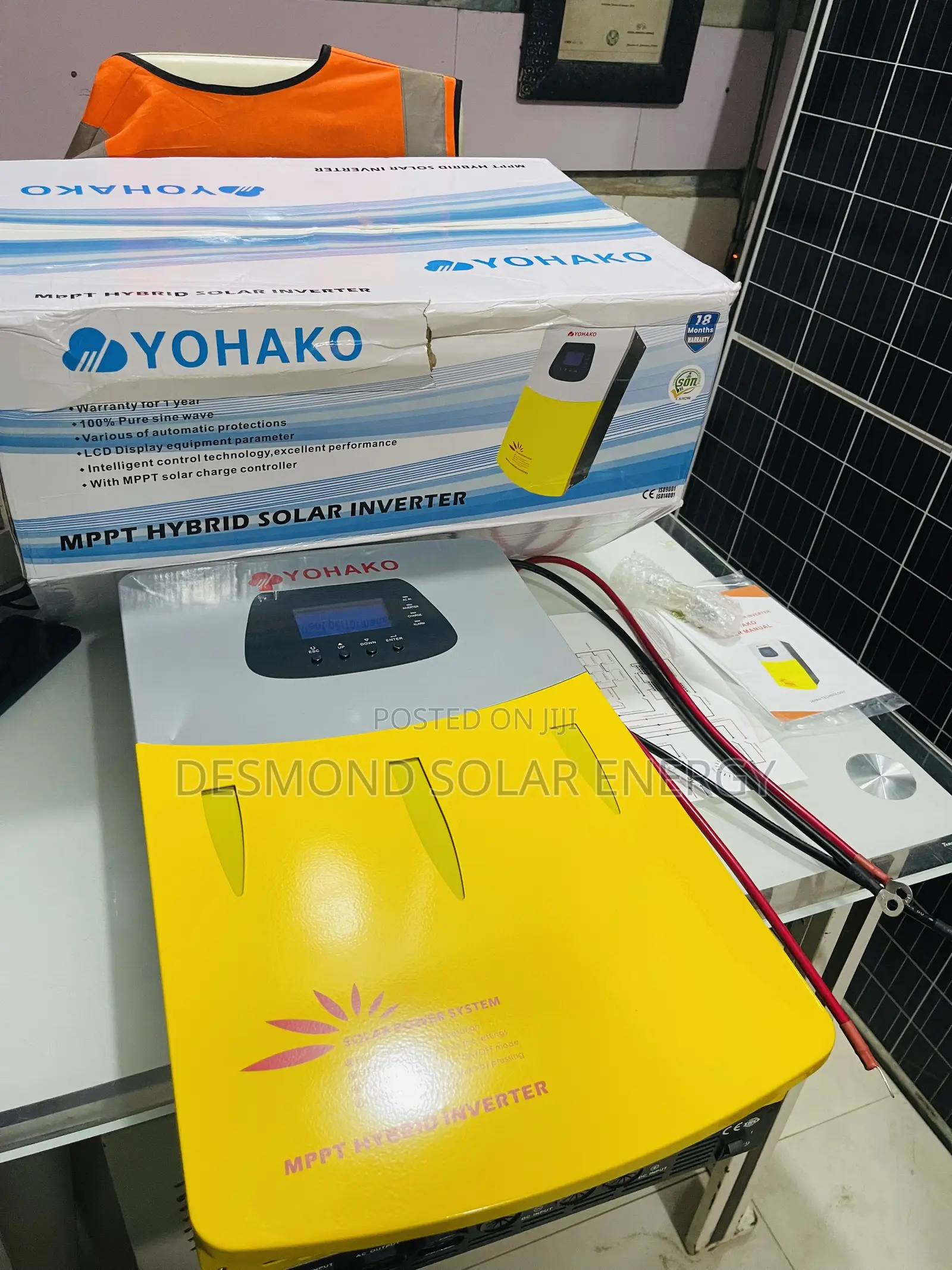 Yohako 2.5kva 24v Hybrid Solar Inverter Aer Now Available in Good Pric