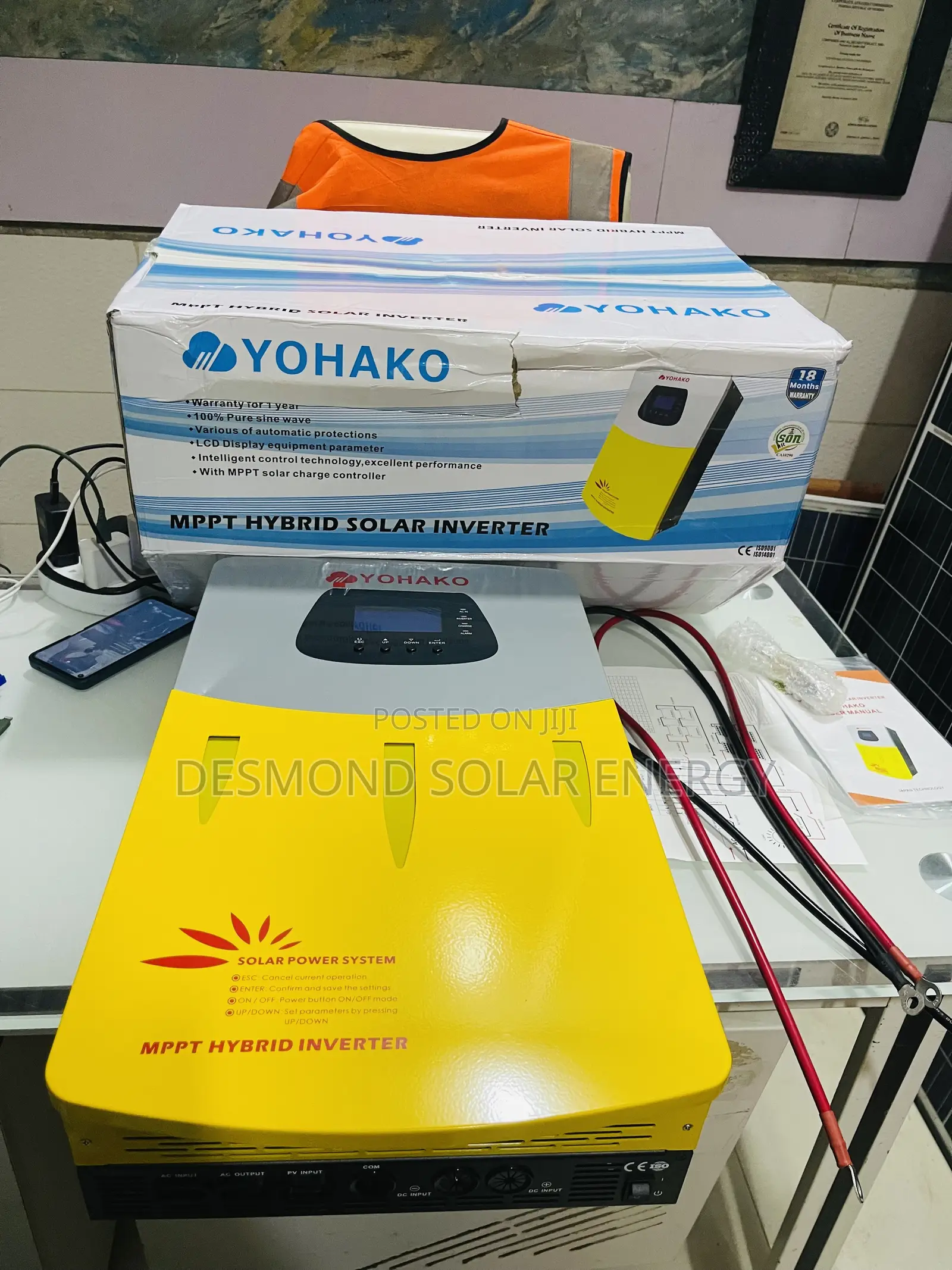 Yohako 2.5kva 24v Hybrid Solar Inverter Aer Now Available in Good Pric