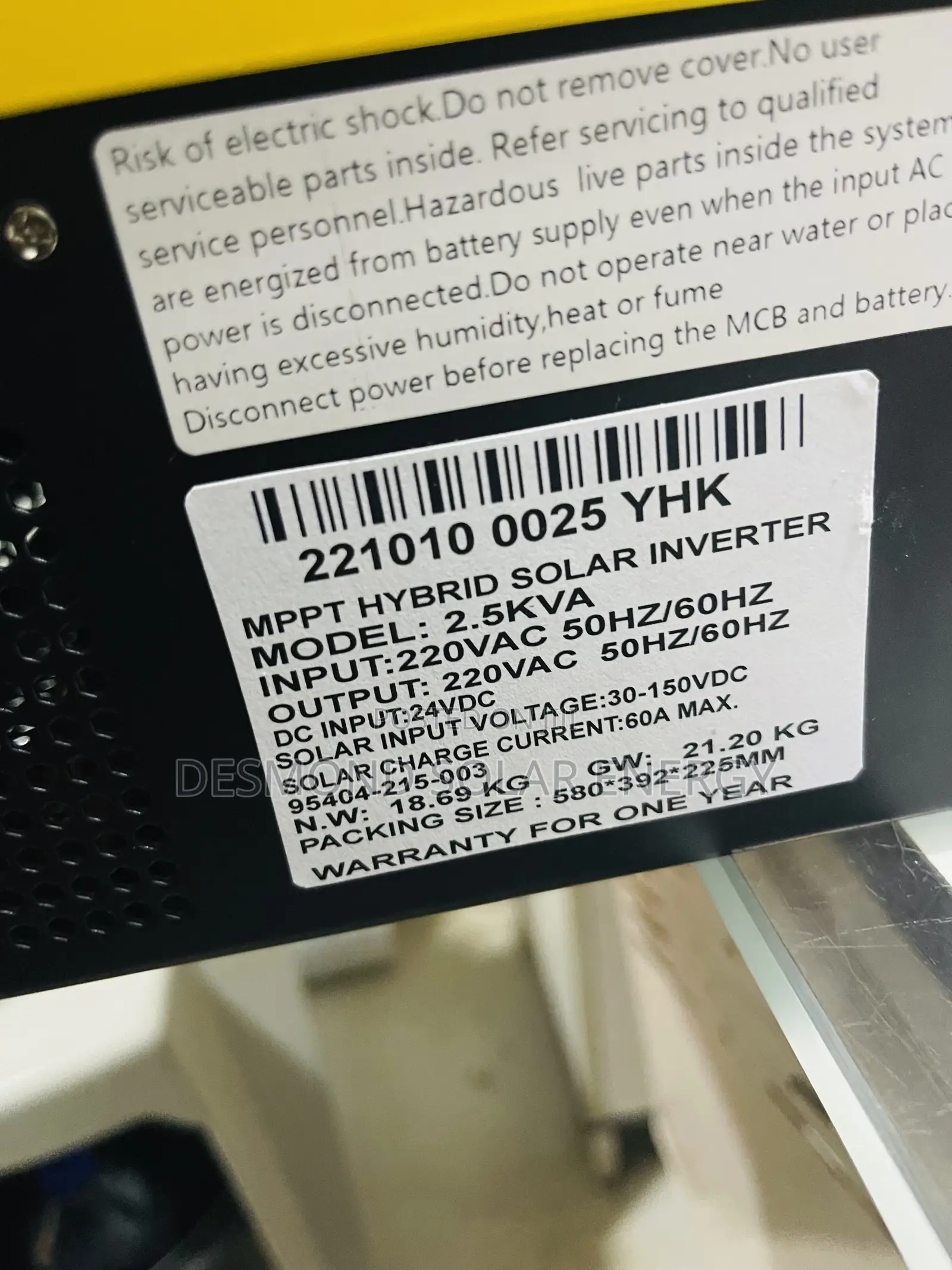2.5kva 24v Yohako Solar Hybrid Inverter Is Available Now