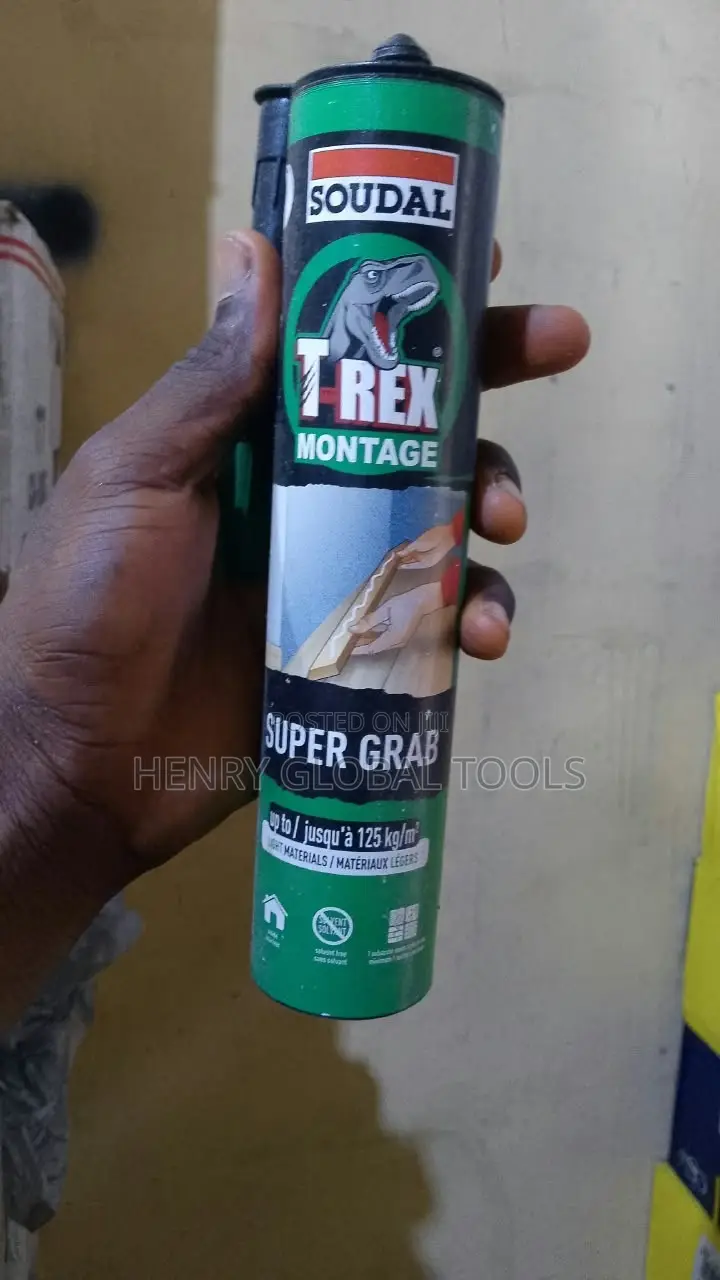 Soudal T-Rex Montage Super Grab – High Strength Mounting Adhesive