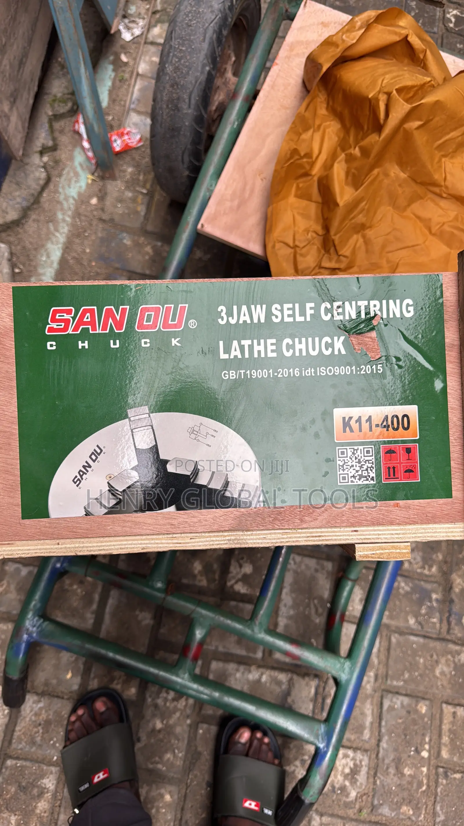 SAN OU -400 4-Jaw Independent Lathe Chuck – 400mm