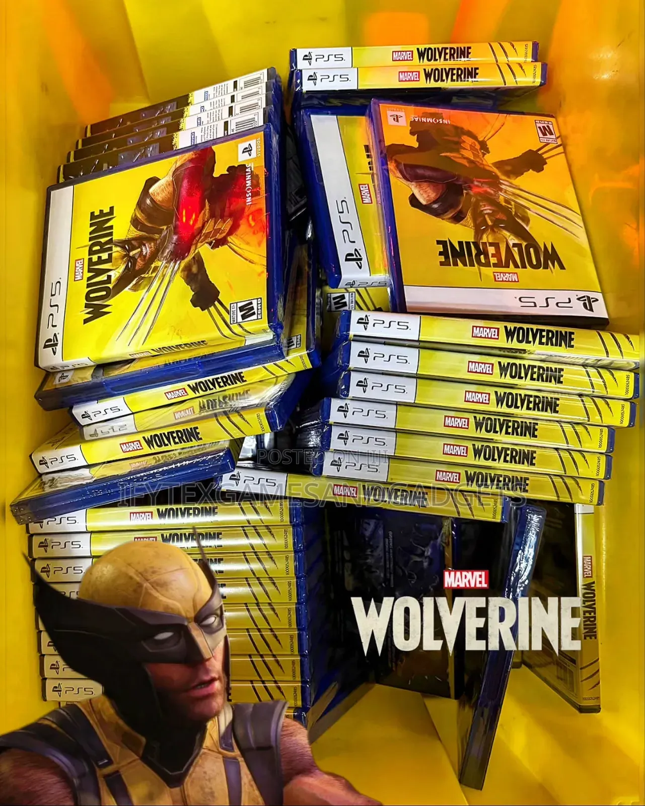 MARVEL'S WOLVERINE Disc Available Ps 5