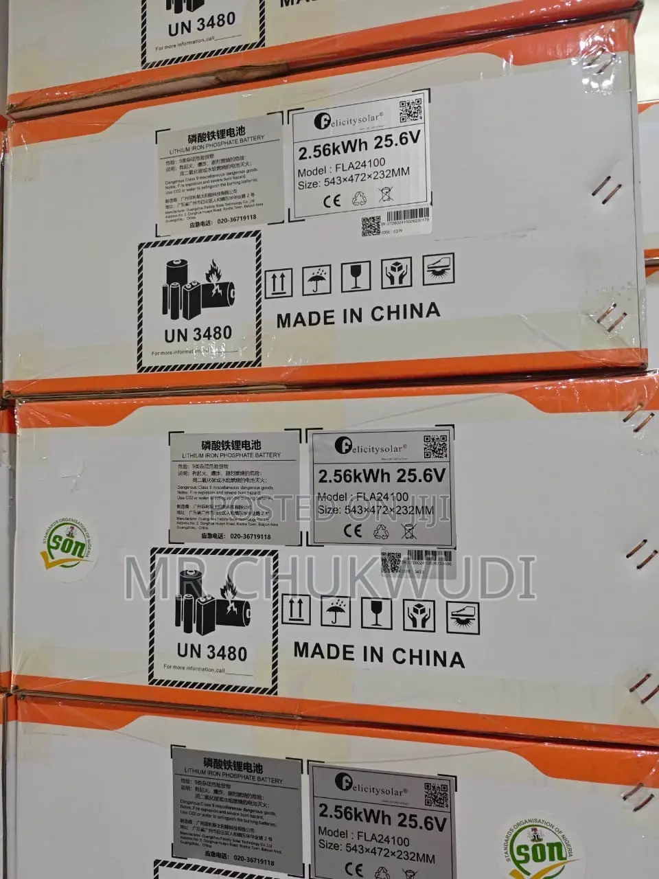 2.56kwh 25.6v Felicity Solar Lithium Batteries Is Available