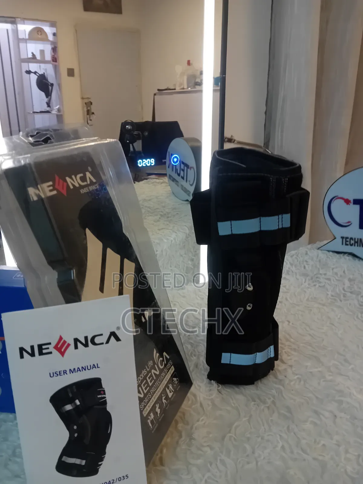 NEENCA Professional Hinged Knee Brace, Medical With Patented X-Strap