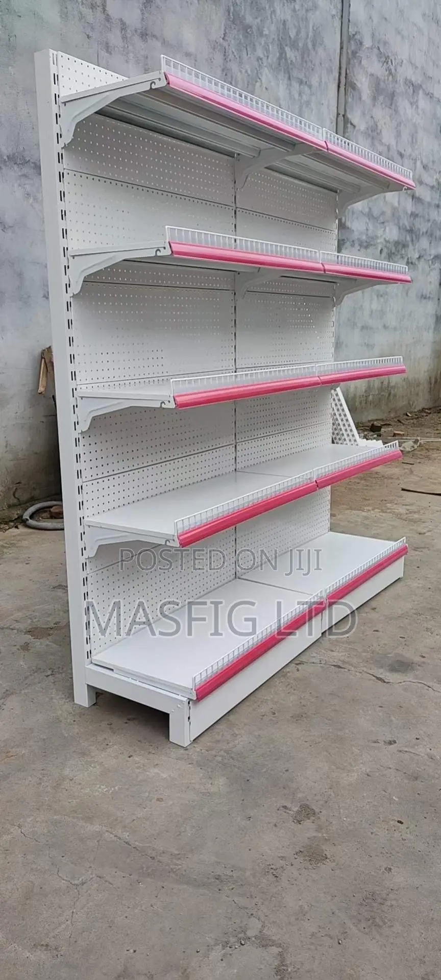 Single Supermarket Shelves