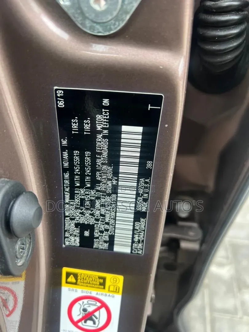 Toyota Highlander XLE 2019 Brown