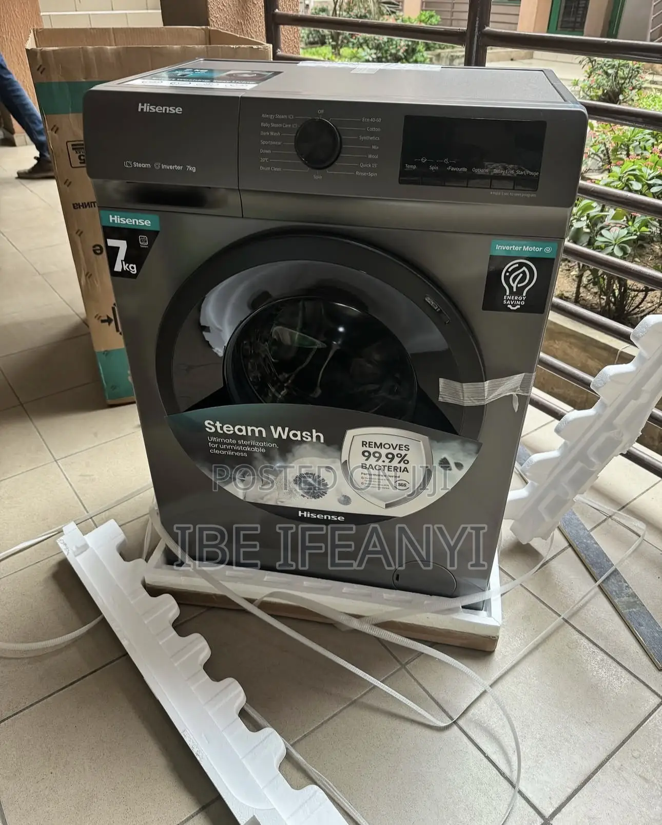 Hisense Front Load 7KG (WF1I7022BK) Washing Machine