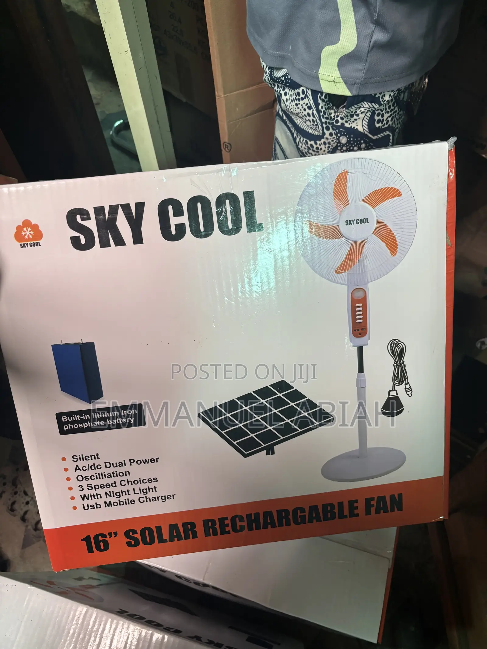 Sky Cool Solar Fan