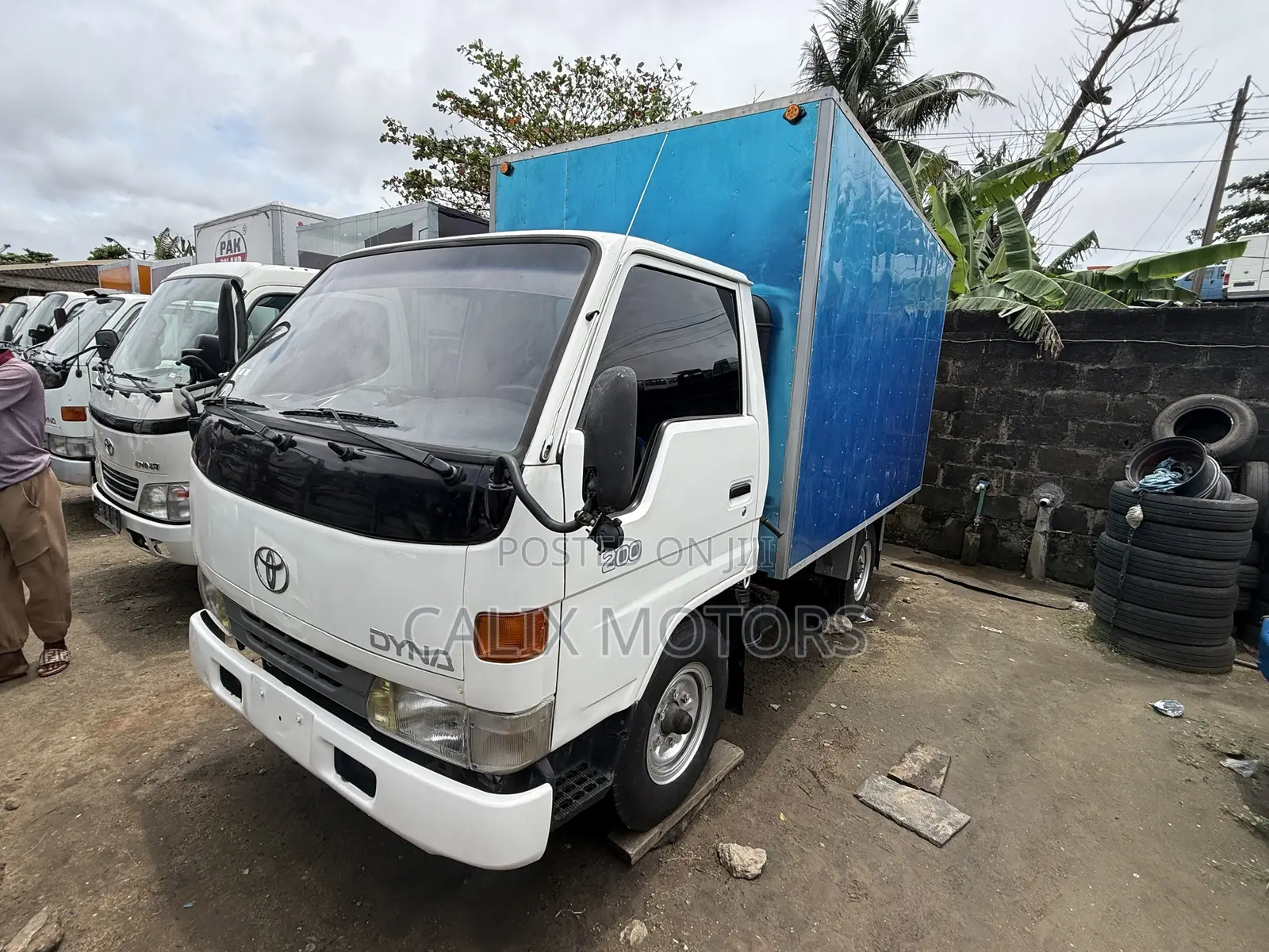 Foreign Used Toyota Dyna Container Body Mini Truck.