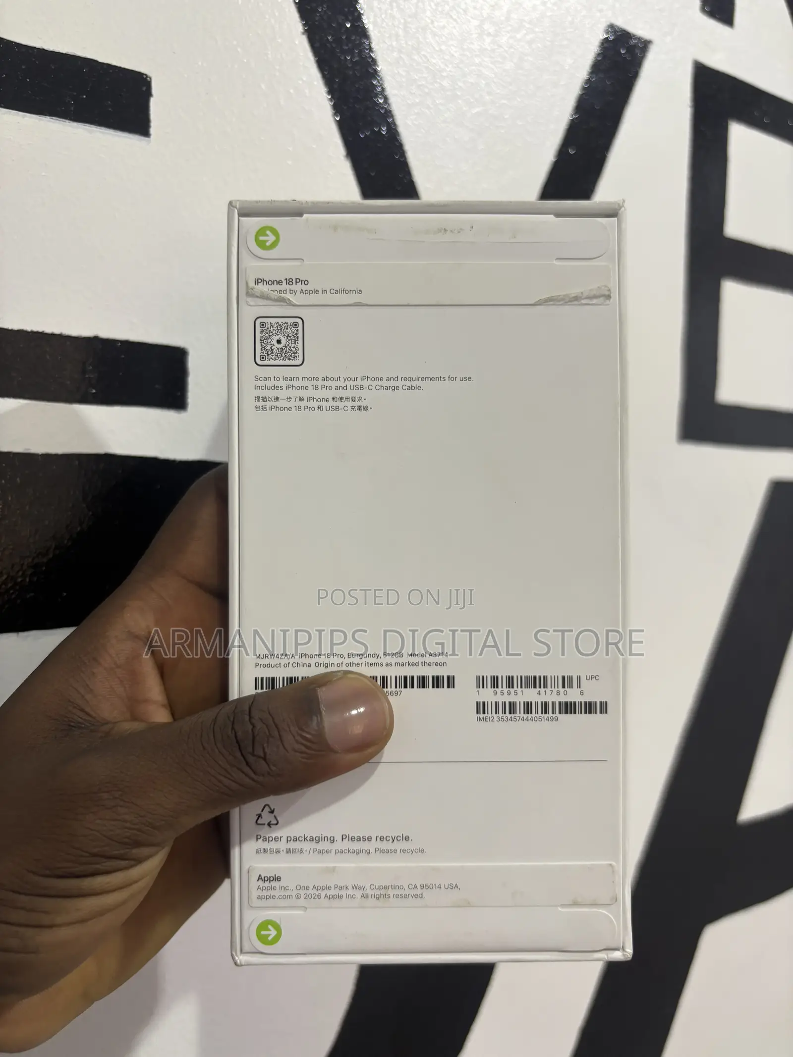 New Apple iPhone 18 Pro 512 GB