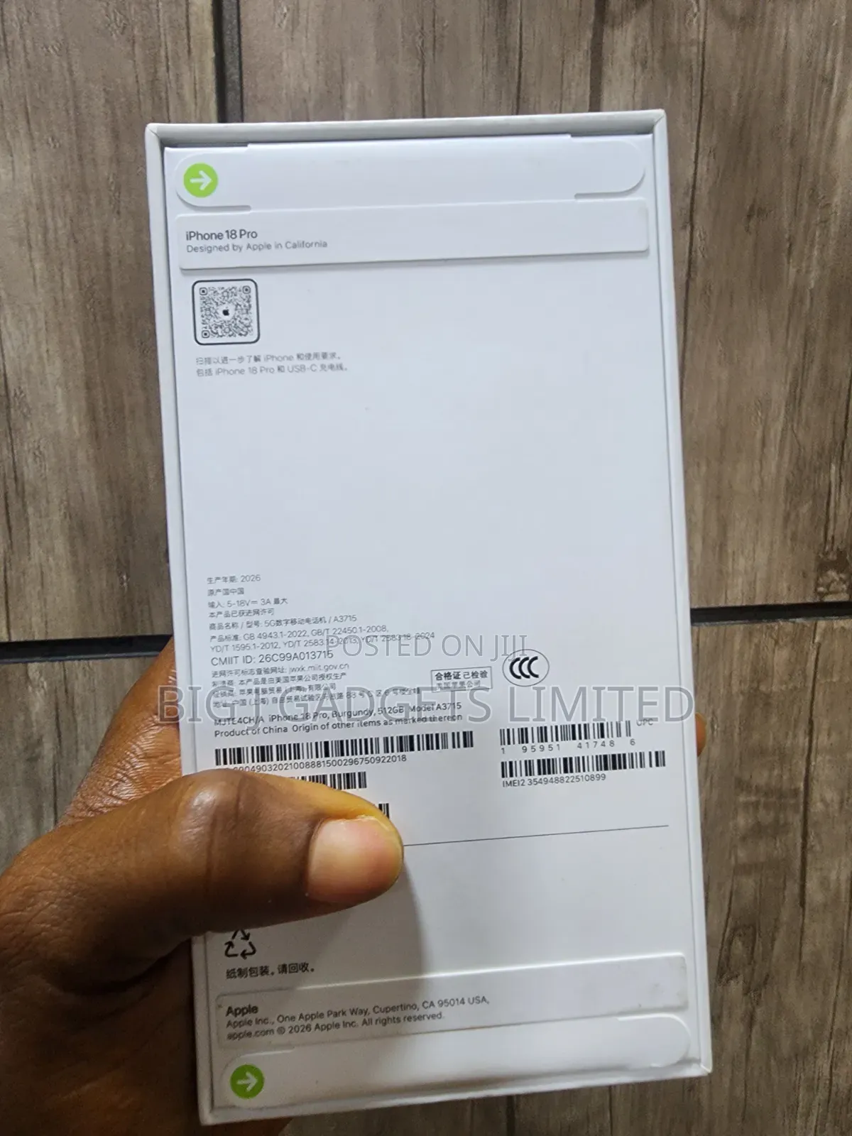 New Apple iPhone 18 Pro 512 GB