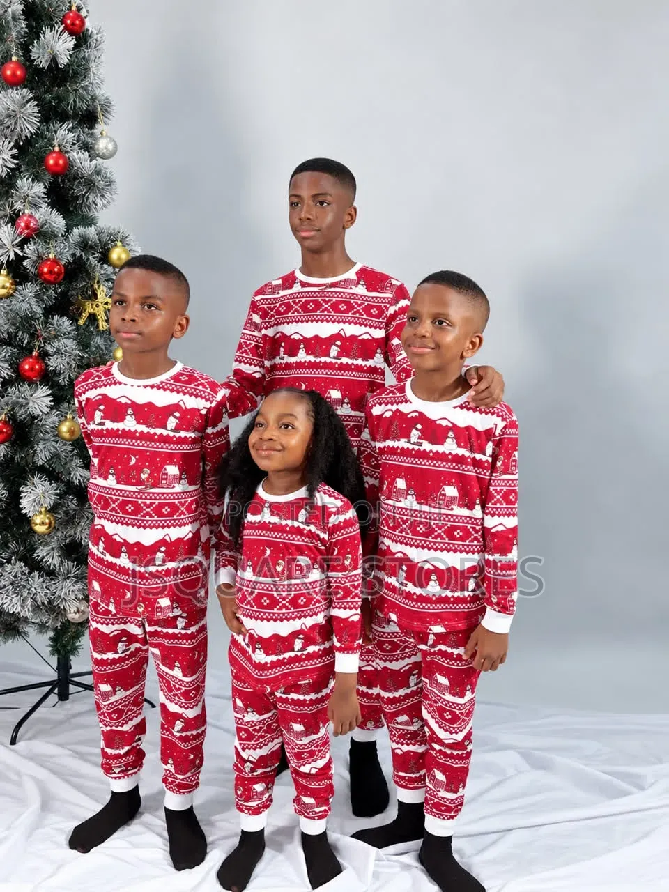 Wine Snow Family Xmas Pyjamas From 1 Month to 3xl Adults Size