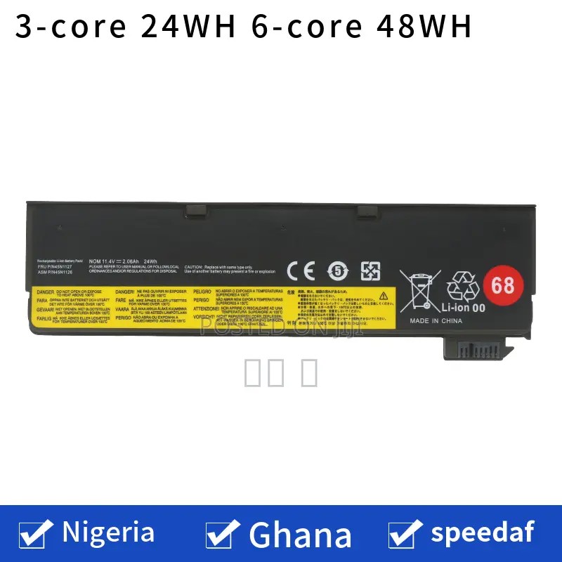 For Lenovo Battery P50s T440 T450s T460 T470p X240 X250 68+ 48wh