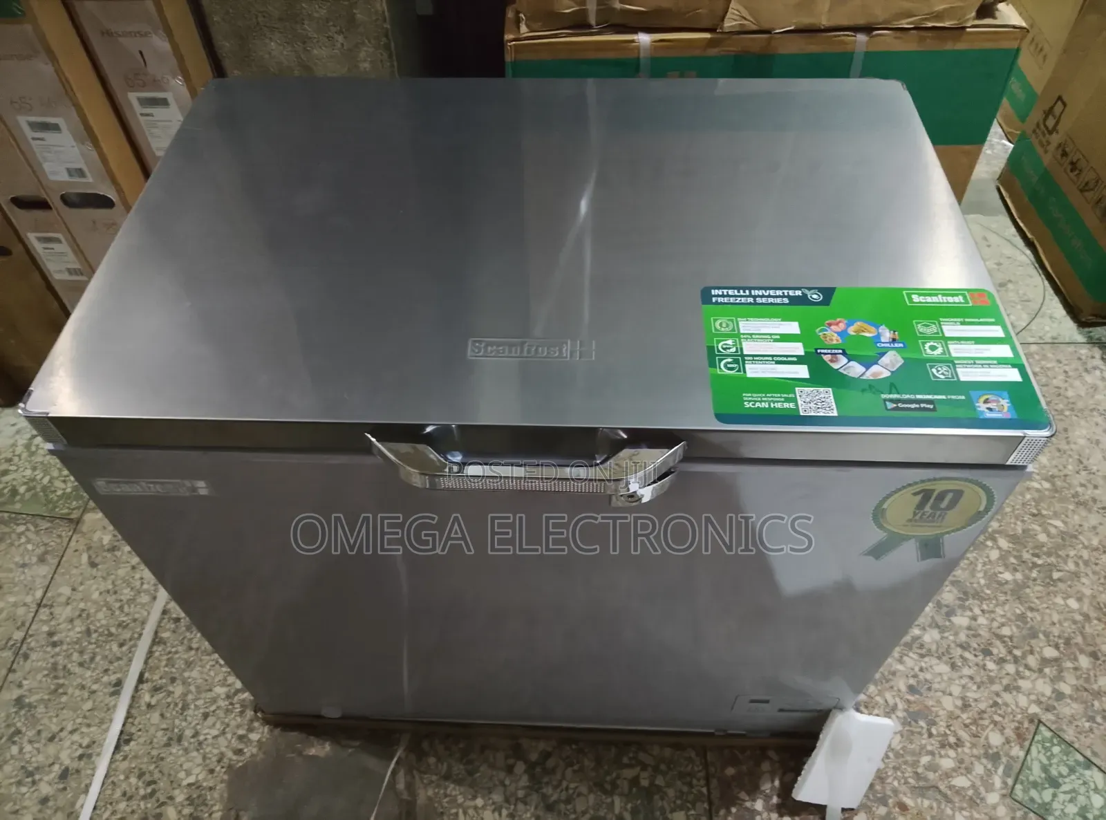 Scan Frost Chest Freezer Inverter 4ft Feat