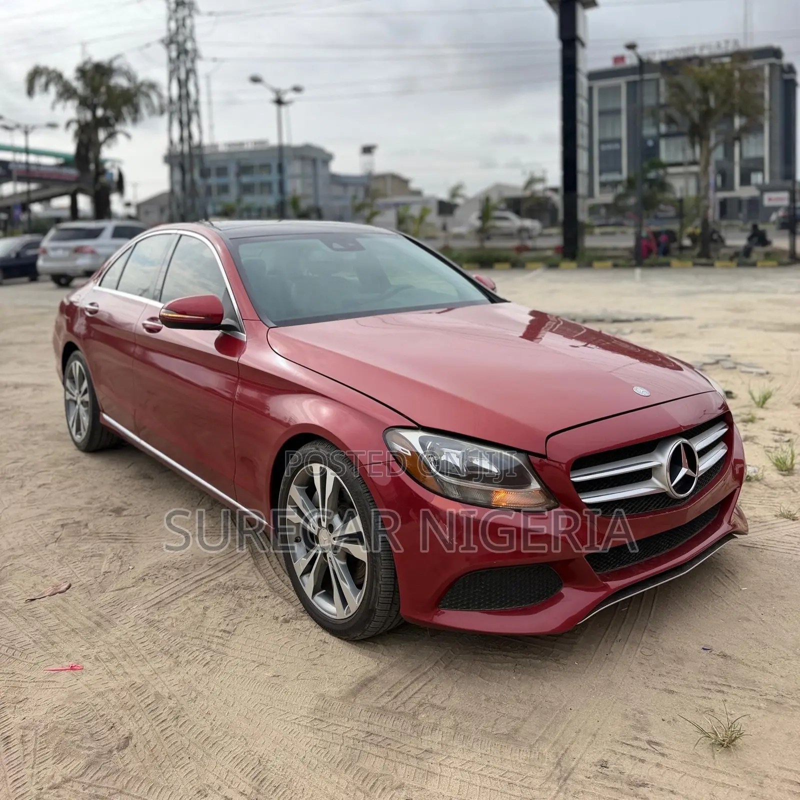Mercedes-Benz C300 2016 Red