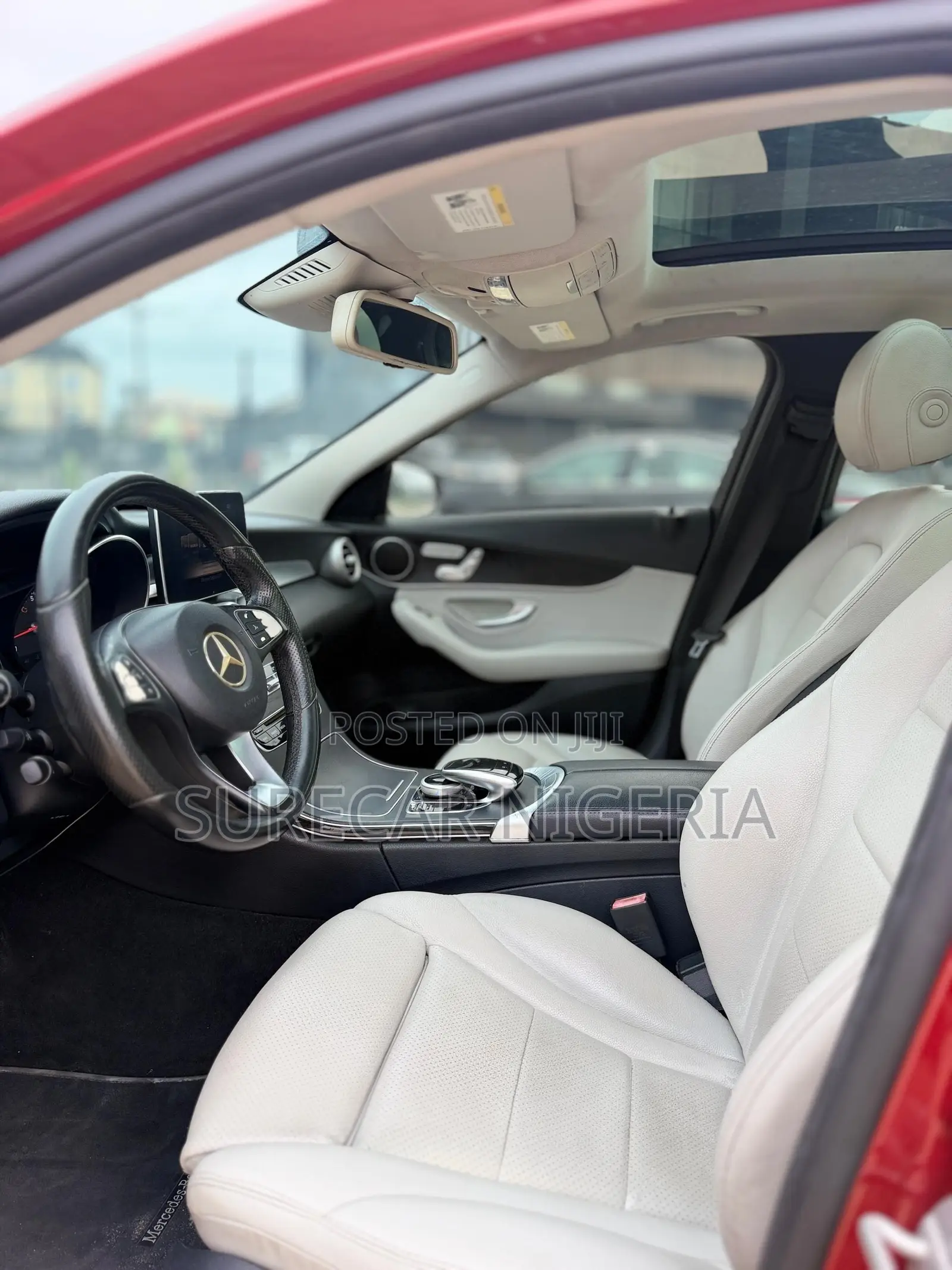 Mercedes-Benz C300 2016 Red