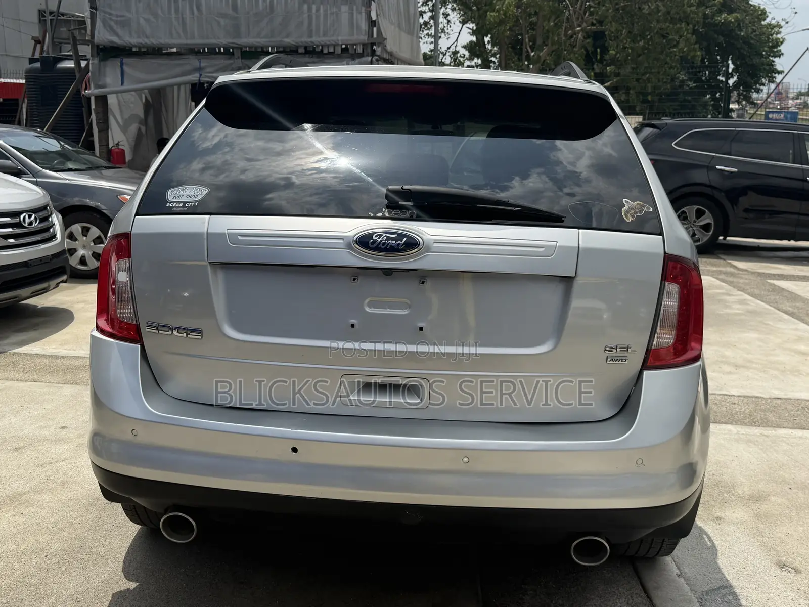 Ford Edge SEL 4dr SUV AWD (2.0L 4cyl Turbo 6A) 2015 Silver
