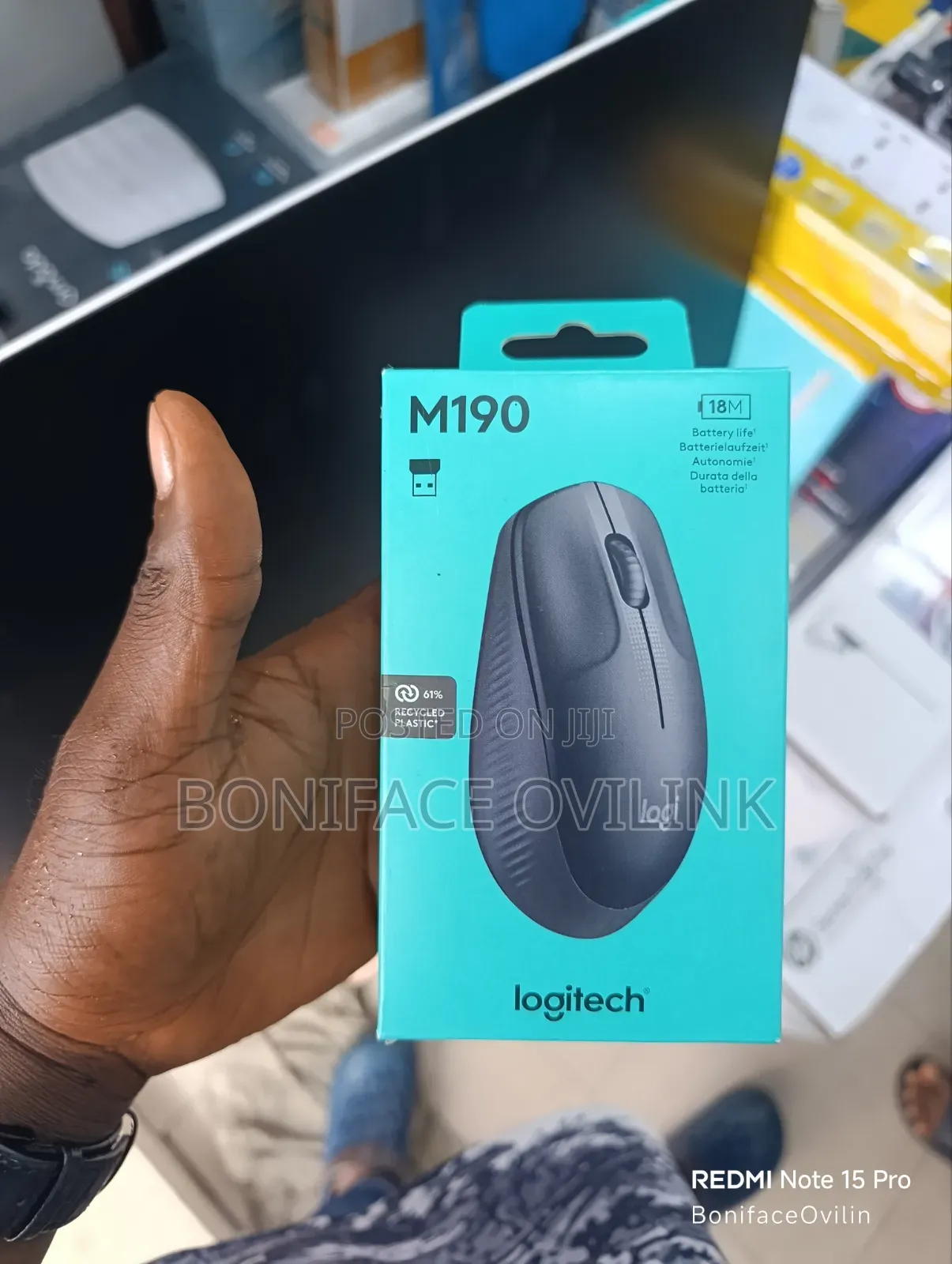 Logitech M190 Wireless Optical Ambidextrous Mouse