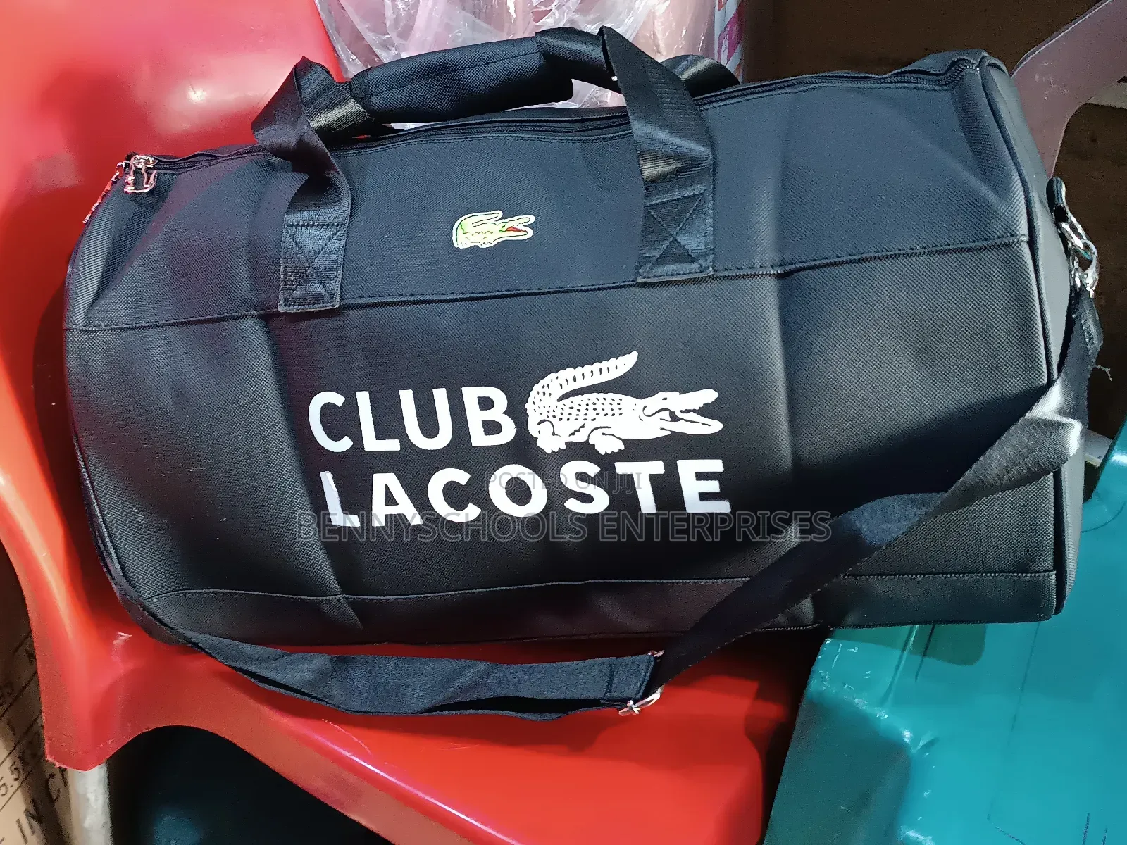Leather Lacoste Travelling and Duffle Bag