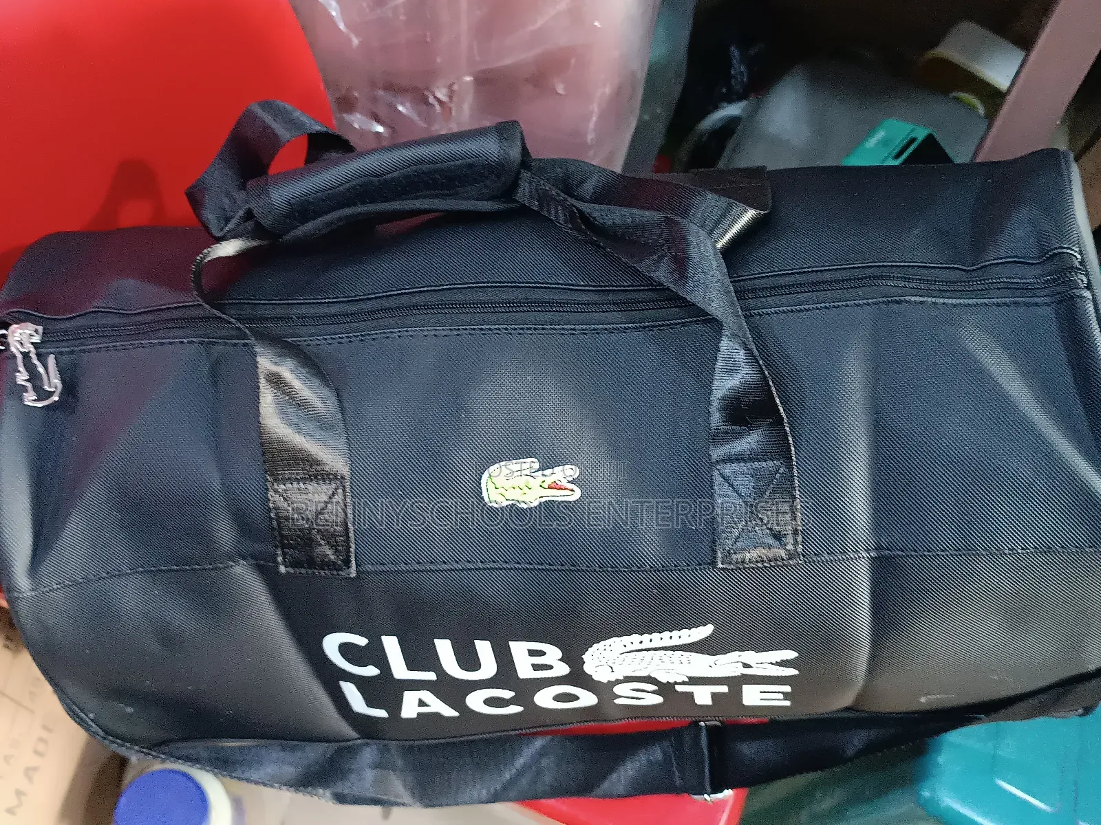 Leather Lacoste Travelling and Duffle Bag
