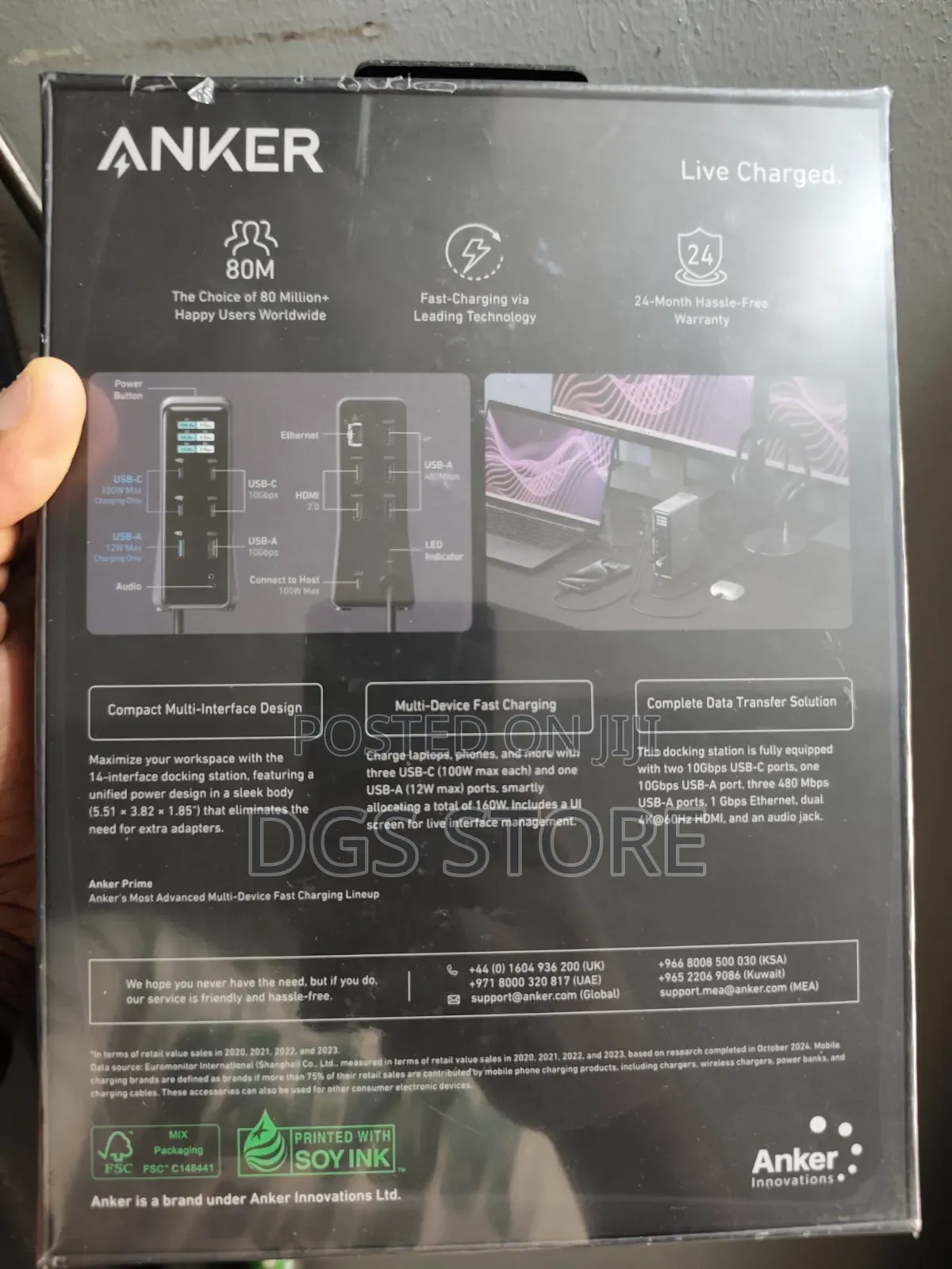 Anker 14in1 Integrated Workstation Dock 160w