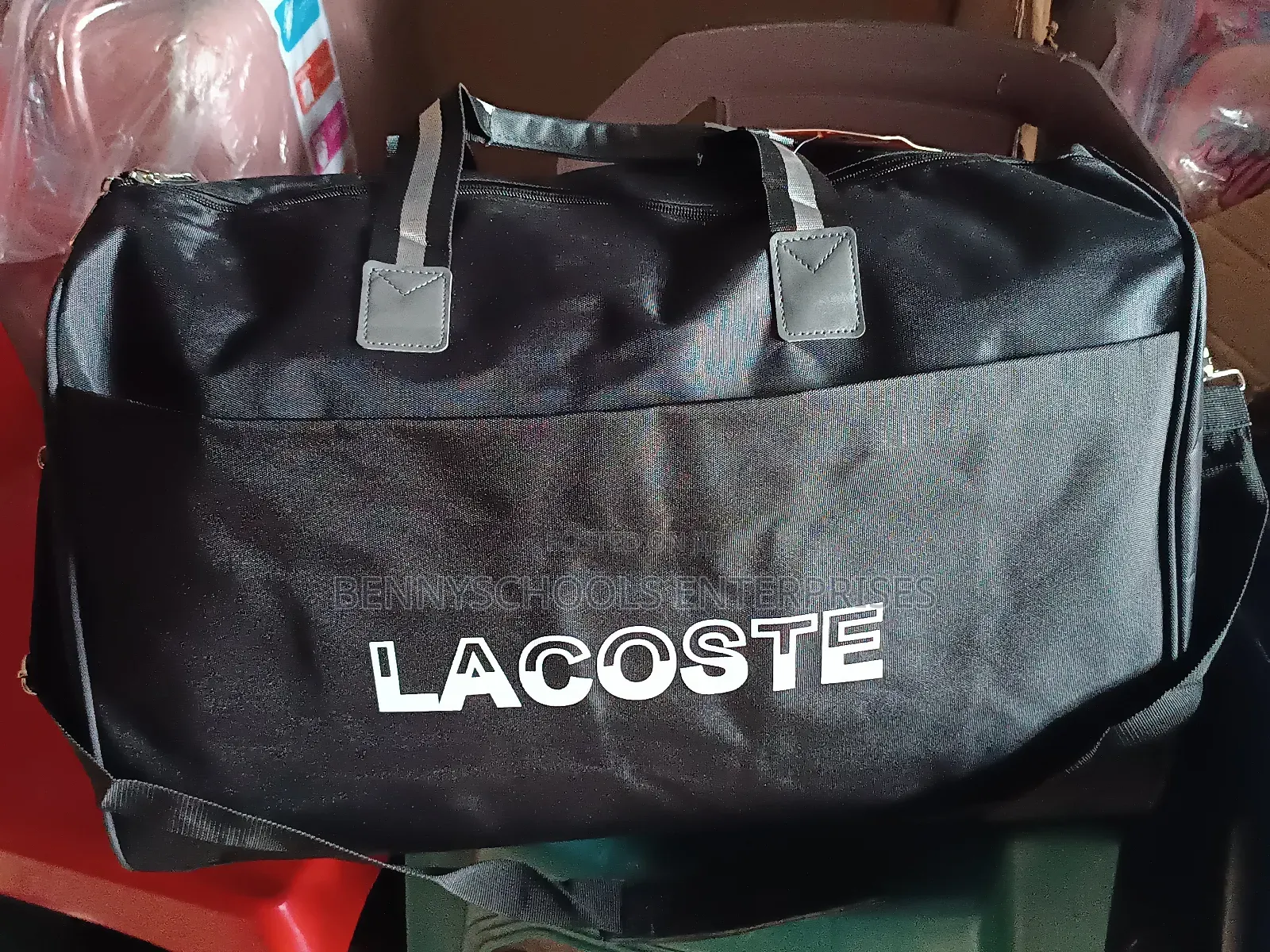 Not Leather Lacoste Travelling and Duffle Bag