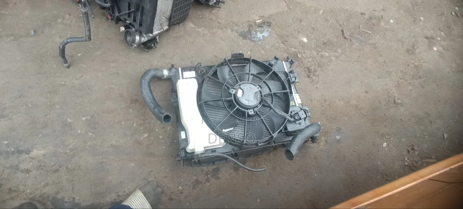 Hyundai Accent 2013 Radiator Fan and AC Condenser