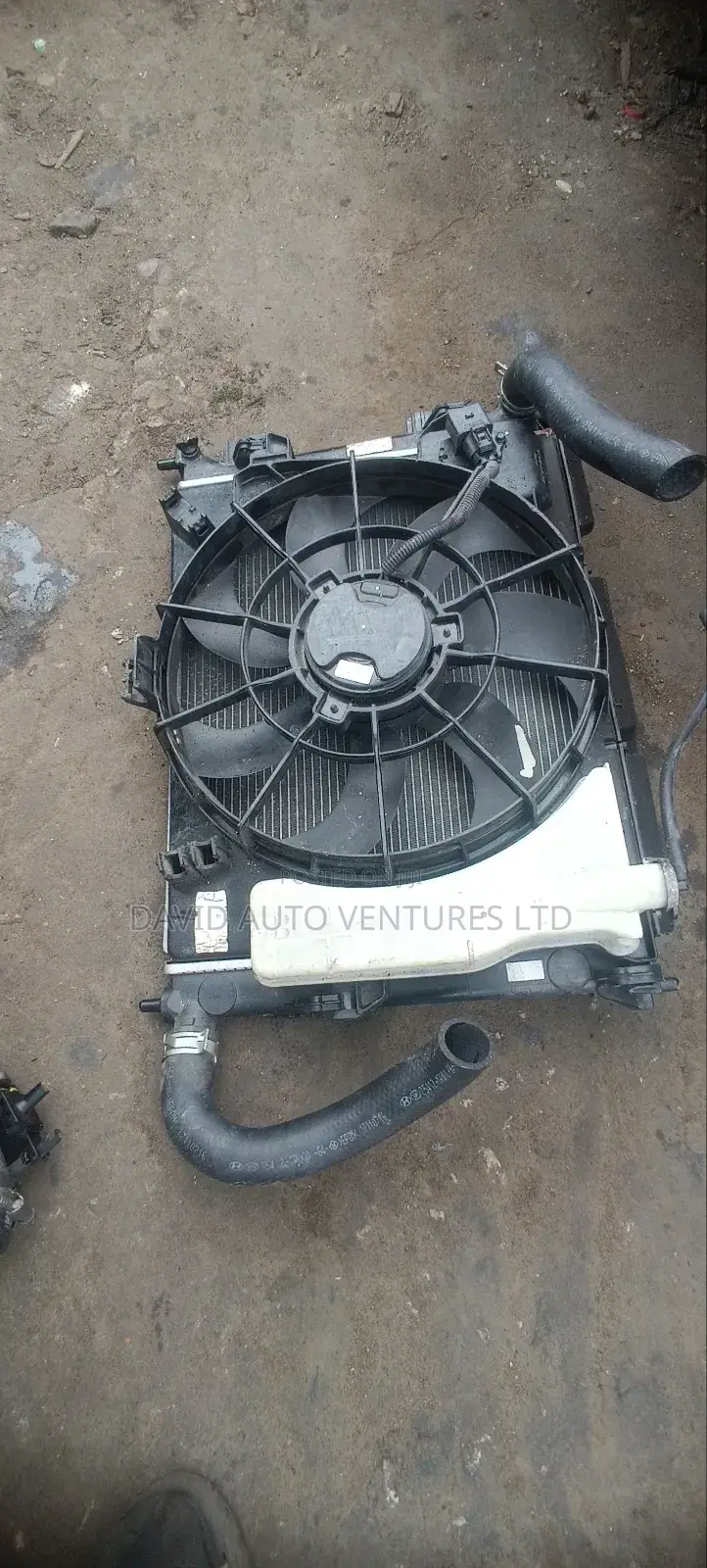 Hyundai Accent 2013 Radiator Fan and AC Condenser