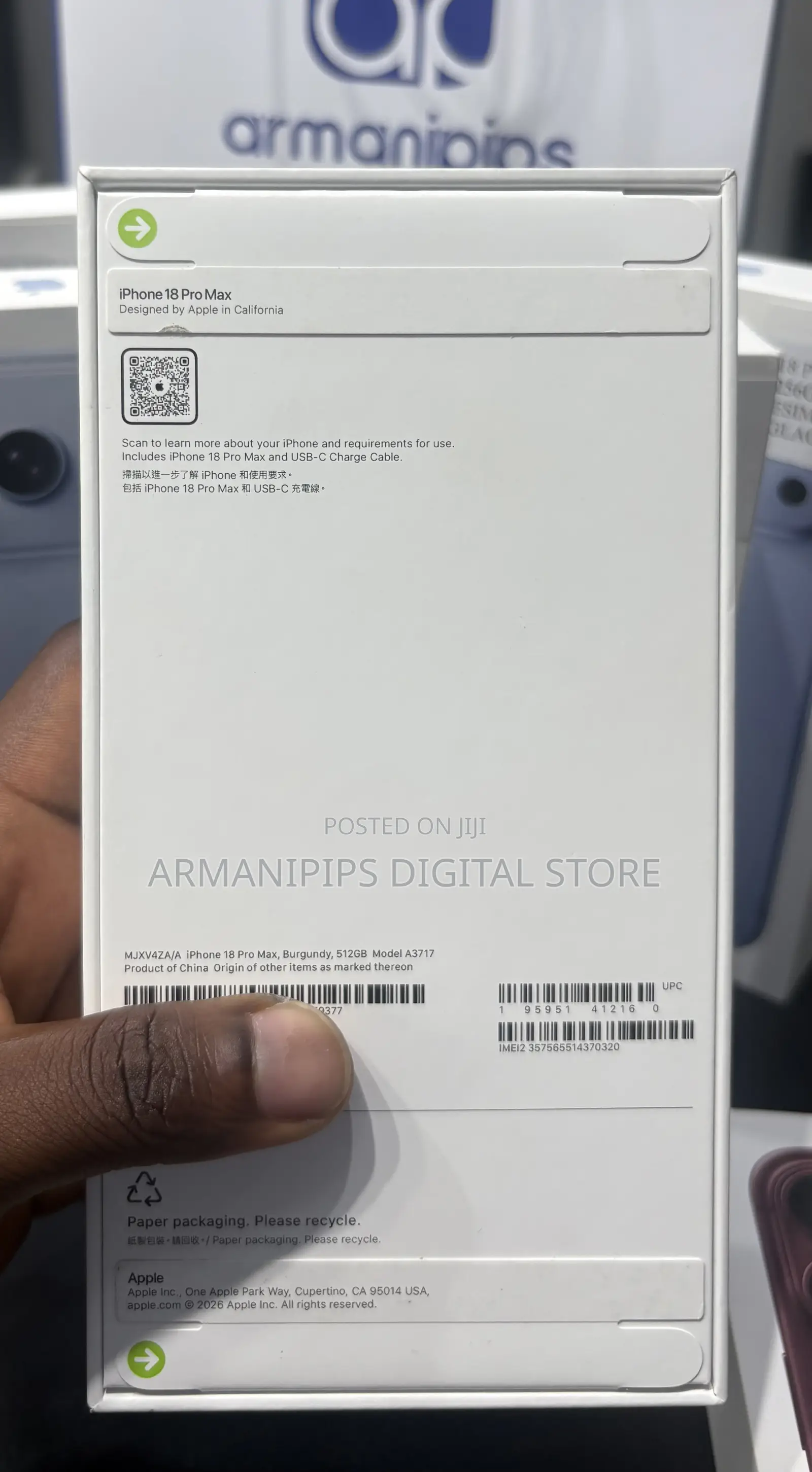 New Apple iPhone 18 Pro Max 512 GB