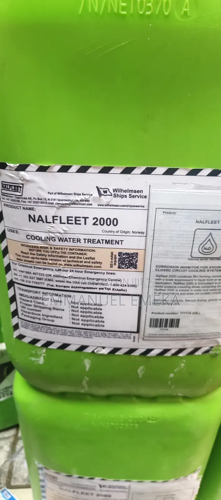 Cooling Water Treatment Nafleet 2000 25L