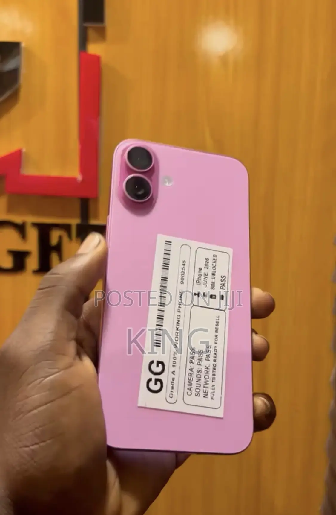 Apple iPhone 16 Plus 128 GB Pink