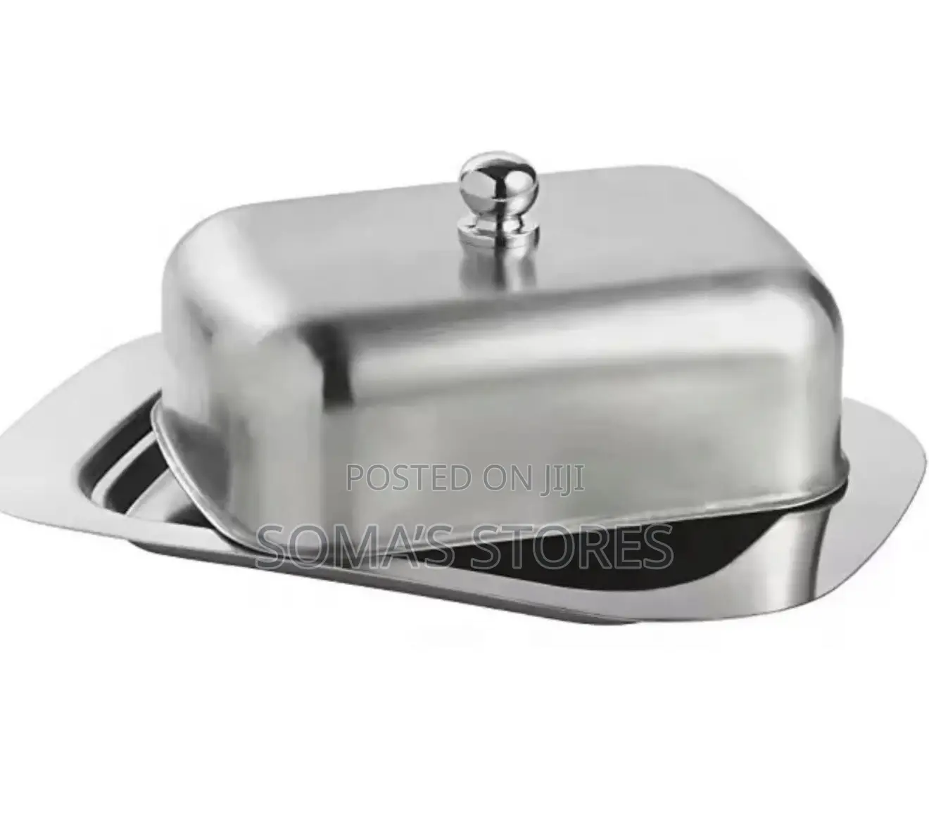 Stainless Steel Butter Dish With Lid