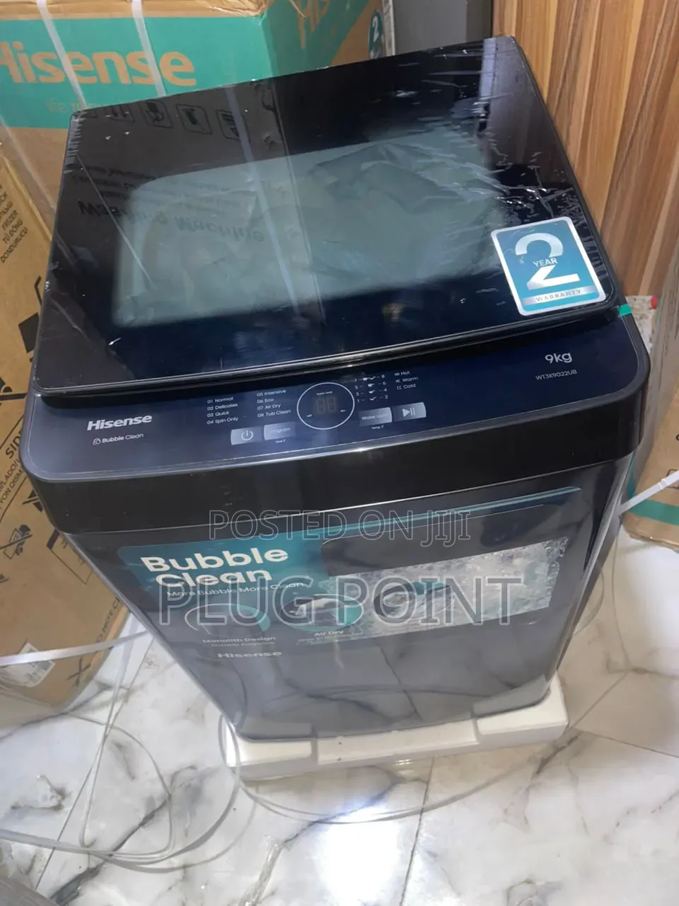 Hisense 9kg Premium Automatic Wash and Spin Machine